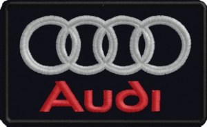 Programma di ricamo Stemma AUDI con 4 cerchi