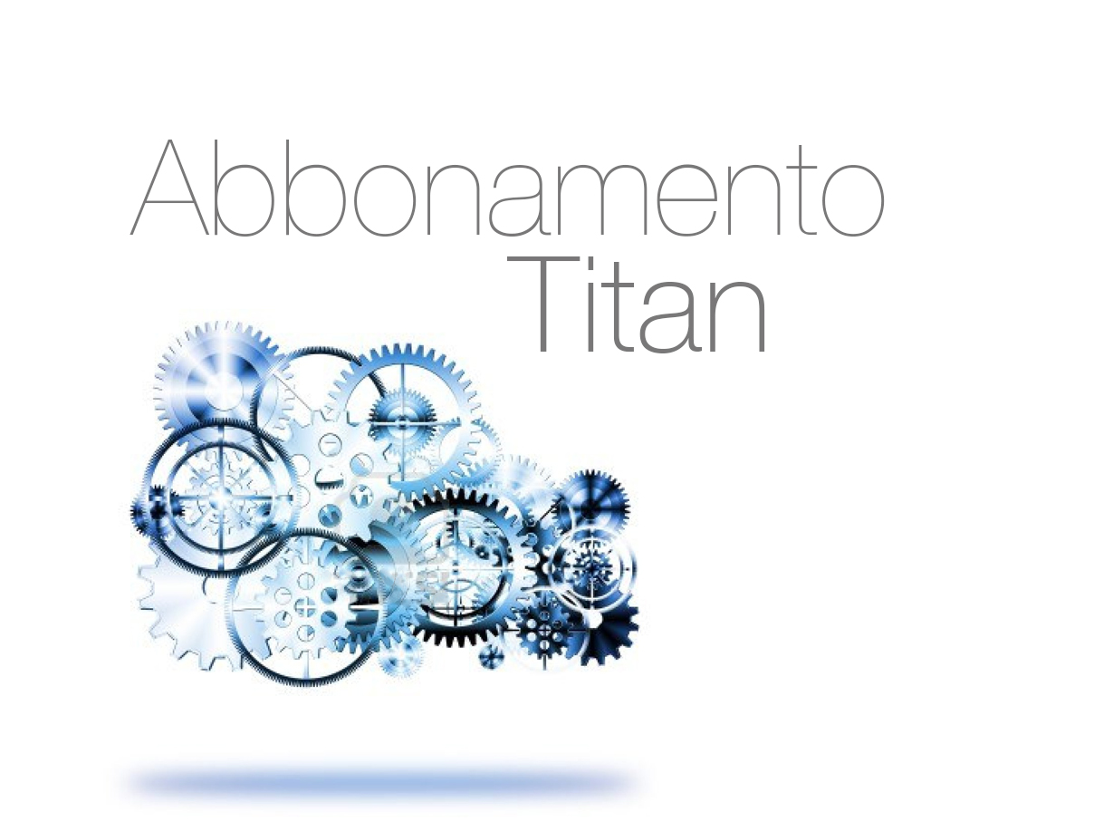 Coupon Titan da 1500 euro per 100 file di ricamo al costo cadauno di euro 15,00