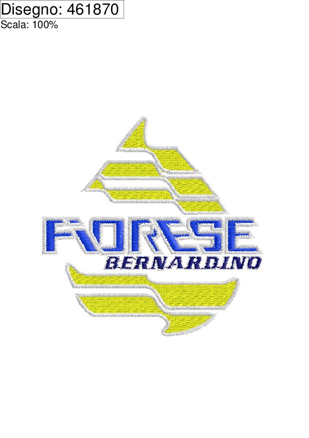 Logo FIORESE Bernardino su base 75 mm