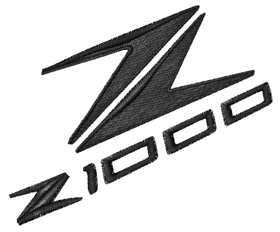 Icona file di ricamo Logo Z1000 su base cm.12