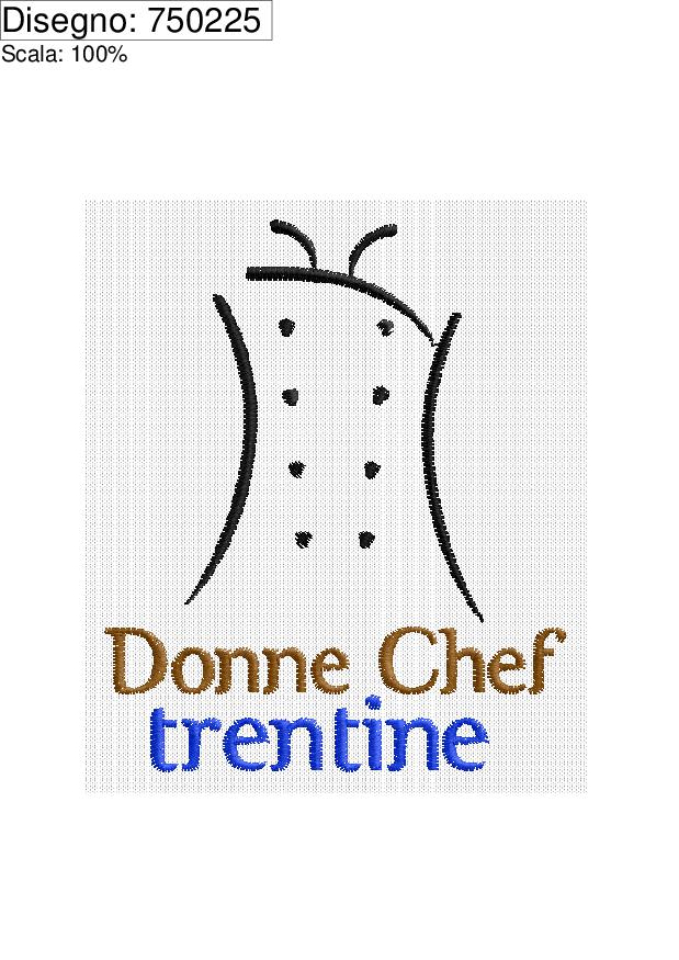 Ricamo Donne Chef TRENTINE