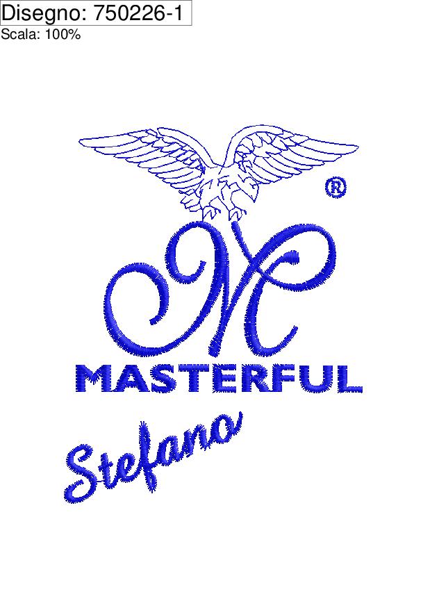 750226 Programma di ricamo MASTERFUL Stefano