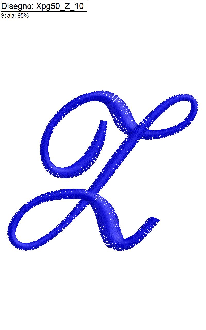 Miniatura Iniziale lettera (Z) su altezza cm.10