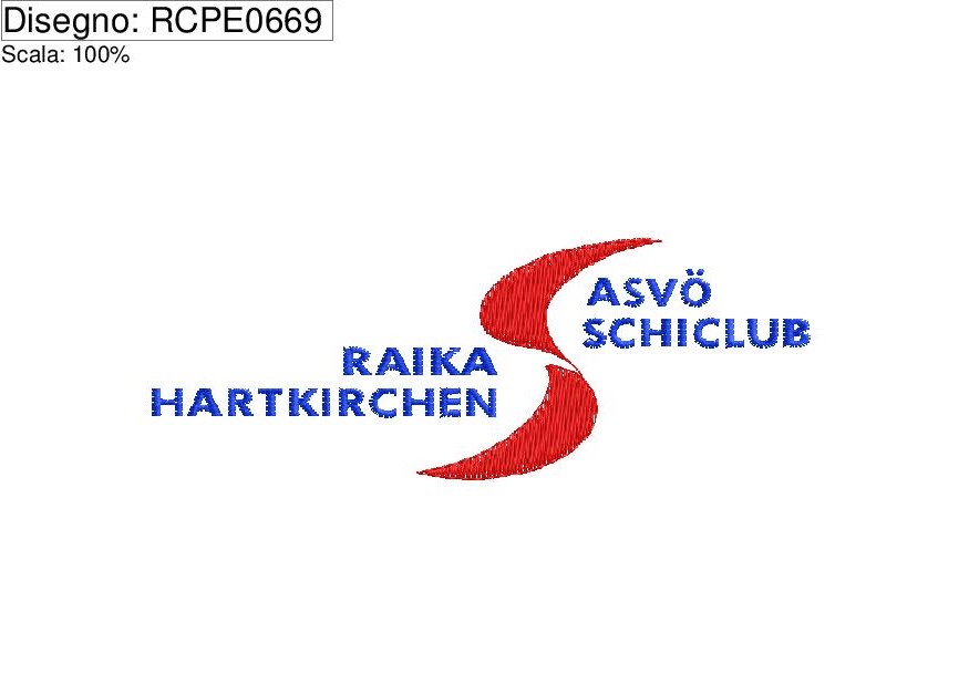 ricamo  S raika hartkirchen su base cm.10