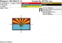 Bandiera tutta con ricamo dello stato dell' Arizona