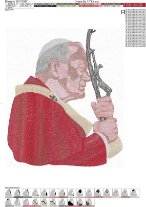 Foglio lavorazione padre wojtyla