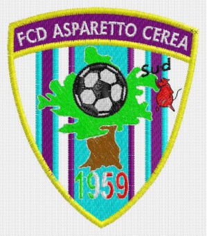 Icona  ricamo STEMMA CALCIO FCD ASPARETTO CEREA