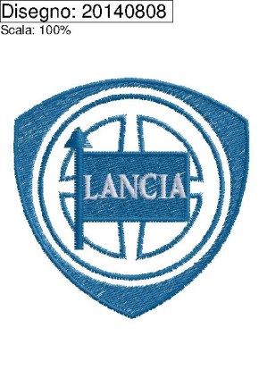 Programma ricamo Logo scudetto LANCIA