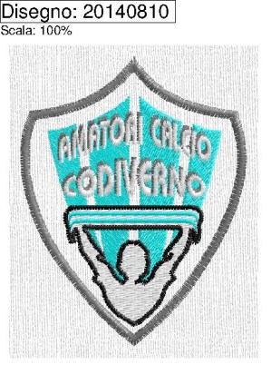 Programma ricamo Logo Amatori calcio CODIVERNO