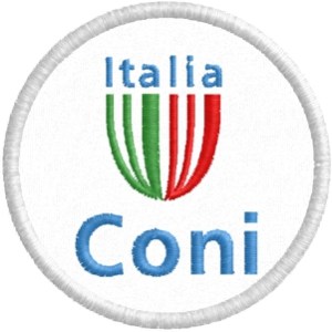 Ricamo coni su diametro mm. 50