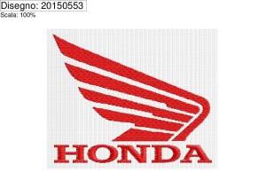 Programma di ricamo Stemma Honda alato verso destra