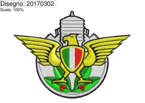 Icona Programma di ricamo Logo FMI su base cm.12