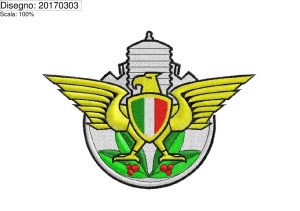 iCONA Programma di ricamo Logo FMI su base cm.15