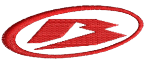 Miniatura File ricamo logo BETA su base cm.8