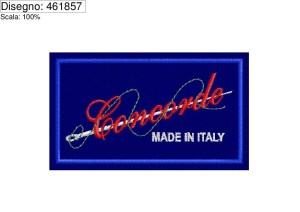 RICAMO Logo su pattina Concorde