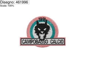 Icona  Patch CAMPOBASSO Calcio su base cm.9