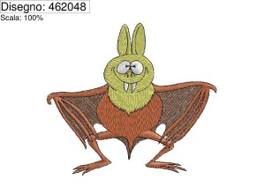 Icona Prog. Pipistrello ricamo su base cm.10