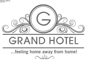 Icona in formato A3 file di ricamo Logo GRAND HOTEL