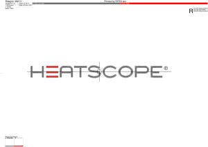 Foglio di lavorazione ricamo HEATSCOPE su base cm.40