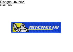 Miniatura Programma di ricamo Etichetta Omino MICHELIN su base cm.10