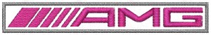 Miniatura programma di ricamo Logo AMG su base cm.12