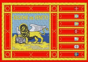 Miniatura file di ricamo Bandiera Regione Veneto cm. 10 x 7
