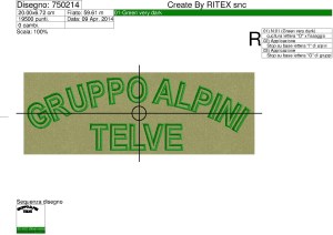 Foglio di lavorazione 750214