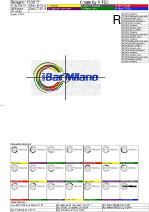 Foglio lavorazione 750217
