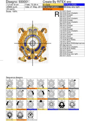 930001 Foglio lavorazione