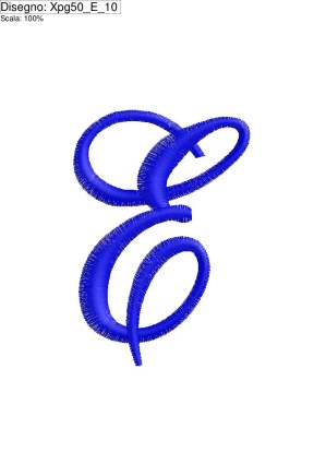 Miniatura Iniziale lettera (E) su altezza cm.10