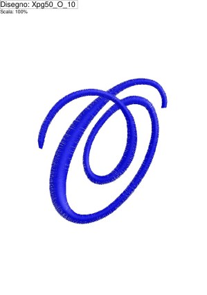 Miniatura Iniziale lettera (O) su altezza cm.10