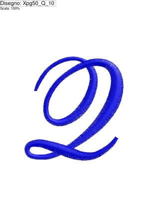 Miniatura Iniziale lettera (Q) su altezza cm.10