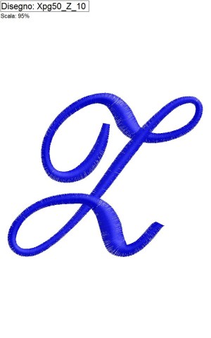 Miniatura Iniziale lettera (Z) su altezza cm.10