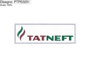 Ricamo Patch CM. 10  X  3 TATNEFT