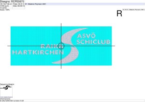 Messa in carta  S raika hartkirchen su base cm.20